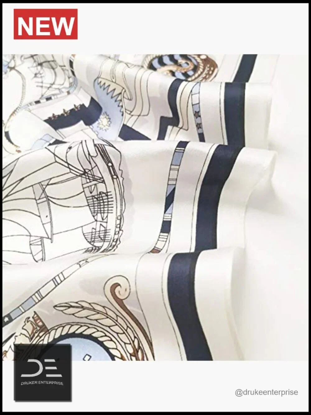 100% Mulberry Silk Square Scarf - Lightweight Satin Head Scarf 21x21